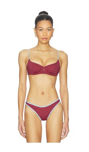 Cola Top in Burgundy. - size M (also in S) - Frankies Bikinis - Modalova