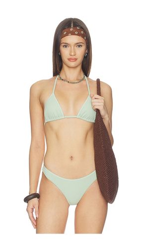 Nick Ribbed Top in Mint. - size L (also in M, S, XS) - Frankies Bikinis - Modalova