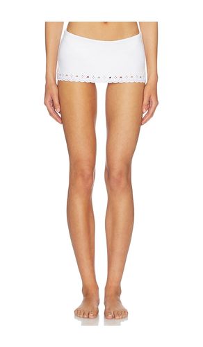 X Paige Lorenze Clover Bikini Bottom in White. - size S (also in M) - Frankies Bikinis - Modalova