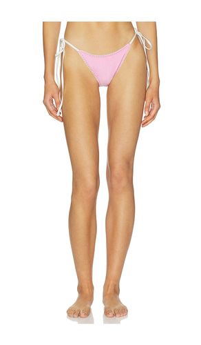 Mackenzie Satin Bottom in Pink. - size L (also in M, S, XL, XS) - Frankies Bikinis - Modalova