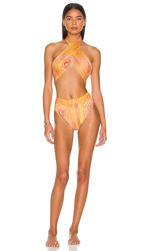 X REVOLVE Dorothy Plisse One Piece in Red. - size S (also in XS) - Frankies Bikinis - Modalova