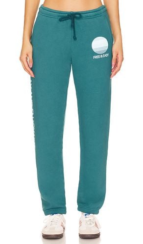 Horizon Lines Heavy Fleece Sweatpants in Green. - size S (also in XL/1X) - Free & Easy - Modalova