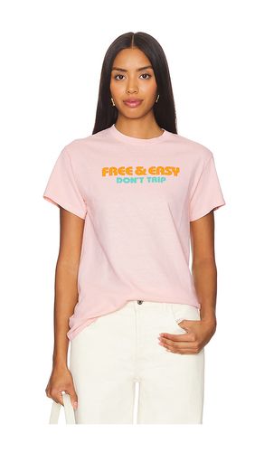 Gradient Sun Tee in Pink. - size L (also in M, S, XL/1X) - Free & Easy - Modalova