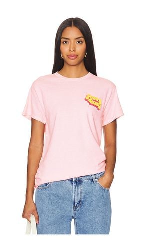 Double Bubble Tee in Pink. - size L (also in M, S, XL/1X) - Free & Easy - Modalova