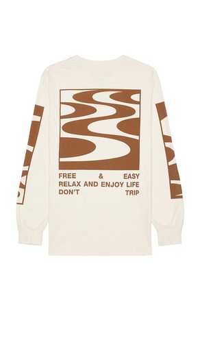 Rio Long Sleeve Tee in Cream. - size L (also in M, S, XL/1X) - Free & Easy - Modalova