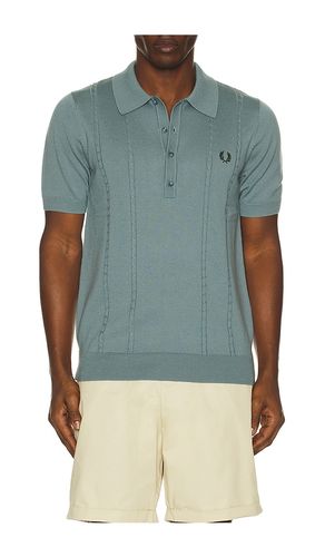 POLOSHIRT CABLE KNIT in . Größe M. Also in L, XL/1X - Fred Perry - Modalova