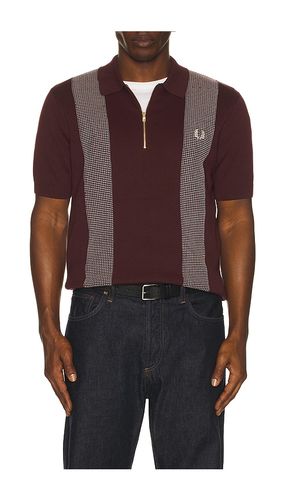 STRICK-POLOSHIRT PANEL DETAIL in . Größe M. Also in S - Fred Perry - Modalova