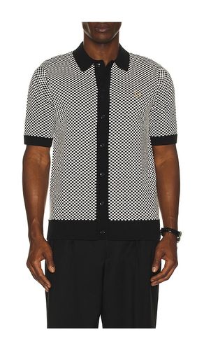 Chequrboard Button Thru Shirt in . Size M. Also in S - Fred Perry - Modalova