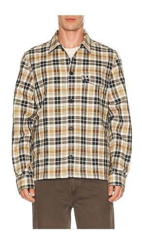 Textured Check Overshirt in . Taglia L. Also in M, S, XL/1X - Fred Perry - Modalova