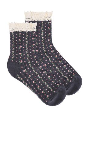 Calcetines tobilleros de punto gofre rosebud en color talla all en - . Talla all - Free People - Modalova