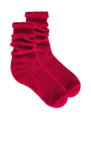 Staple Slouch Socks in Red - Free People - Modalova