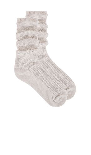 Staple Slouch Socks in Grey - Free People - Modalova