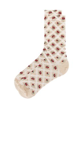 Free People SOCKEN FLORAL in Ivory - Free People - Modalova