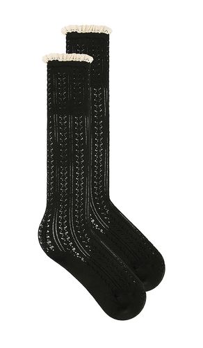 Misty Net Pointelle Tall Socks in - Free People - Modalova
