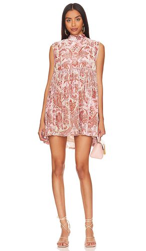 All the Time Velvet Mini Dress in Pink. - size M (also in S) - Free People - Modalova