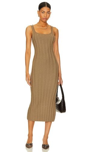 Santos Sweater Midi Dress in Olive. - size M (also in L, S, XL) - Free People - Modalova