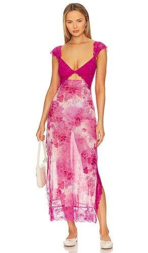 Suddenly Fine Maxi Slip in Pink. - size L (also in M, S, XL, XS) - Free People - Modalova