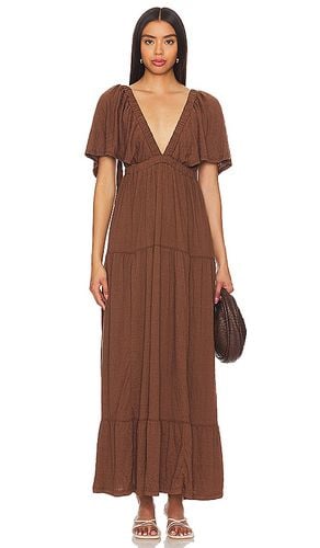 La La Maxi Dress in Chocolate. - size M (also in S, XS) - Free People - Modalova