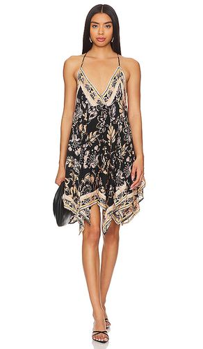 X Intimately FP Bali Seashell Scarf Print Mini Dress In in Black. - size M (also in L) - Free People - Modalova