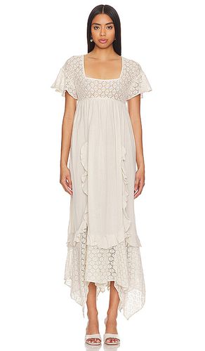 Bring The Romance Midi Dress in Cream. - size L (also in M, S, XS) - Free People - Modalova