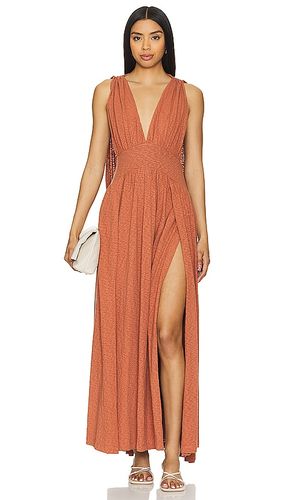 X free-est Selena Maxi Dress in Brown. - size M (also in S, XL) - Free People - Modalova