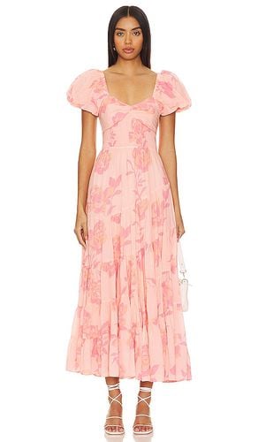 Short Sleeve Sundrenched Maxi Dress In in Pink. - size L (also in M, S, XS) - Free People - Modalova