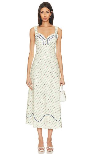 Sweet Hearts Midi Dress In in Ivory. - size L (also in M, S, XL, XS) - Free People - Modalova