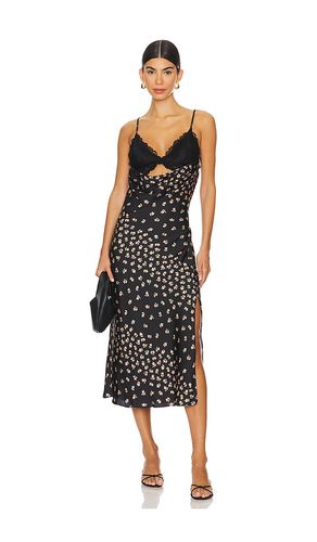 X Intimately FP Gossamer Glow Midi Slip Dress in Black. - size L (also in M, S, XS) - Free People - Modalova