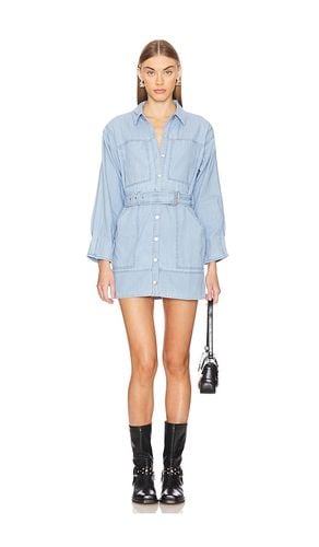 X REVOLVE Esme Mini Dress In in Denim-Light. - size L (also in M, S, XL, XS) - Free People - Modalova