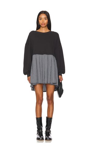 Eleanor Striped Dress in Black. - size M (also in S, XS) - Free People - Modalova