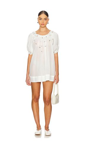 X REVOLVE Atlas Rose Mini Dress in Ivory. - size L (also in M, S, XL, XS) - Free People - Modalova