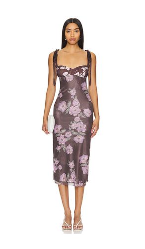 X Intimately FP Printed Got Slam Slip Dress in Chocolate. - size L (also in M, S, XL, XS) - Free People - Modalova