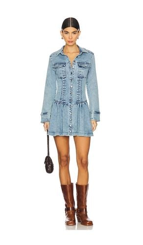 Roadhouse Mini Dress in Blue. - size L (also in M, S, XL, XS) - Free People - Modalova