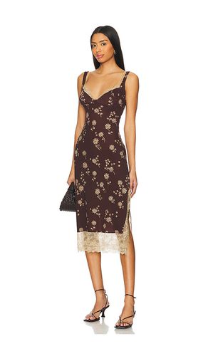 X REVOLVE Party Crasher Midi Slip in Brown. - size L (also in M, S, XS) - Free People - Modalova