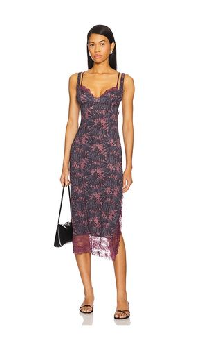 X Intimately Fp Party Crasher Midi Slip Dress in Mauve,Grey. - size L (also in M, S, XL) - Free People - Modalova