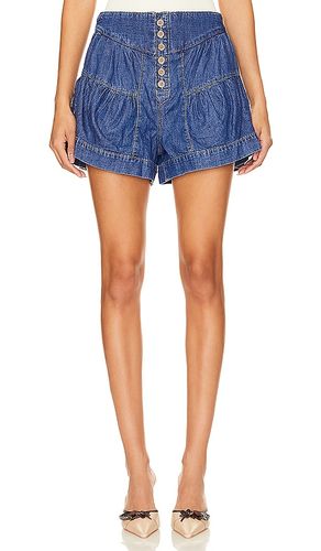 X We The Free Fleur Denim Short In in Denim-Medium. - size L (also in M, S, XL, XS) - Free People - Modalova