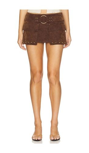 Suede Micro Mini Skort in . Size 6, 8 - Free People - Modalova