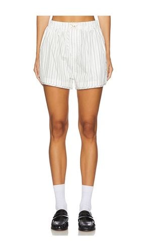 X We The Free Day To Day Striped Boxer In in Ivory. - size L (also in M, S, XS) - Free People - Modalova