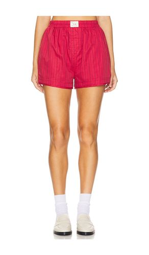 X we the free day to day striped boxer en red combo en color rojo talla L en - Red. Talla L (también en M, S, XL, X - Free People - Modalova