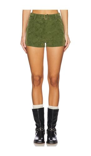 X revolve jada suede micro short en color verde oliva talla 24 en - Olive. Talla 24 (también en 25, 26, 27, 28, 29, 30 - Free People - Modalova