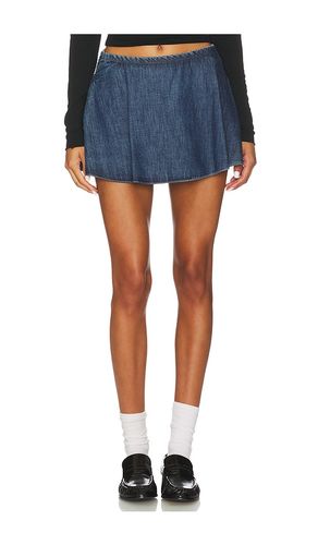 X We The Free Paradise Found Denim Skort In in Blue. - size L (also in M, S, XS) - Free People - Modalova