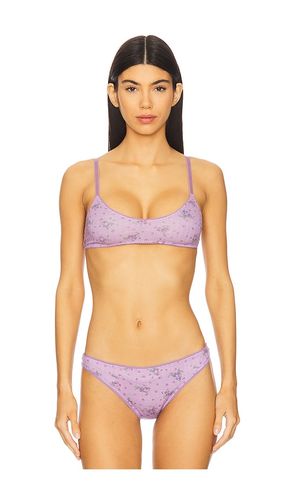 X Intimately FP Printed Pointelle Bralette in Lavender. - size L (also in M, S, XS) - Free People - Modalova