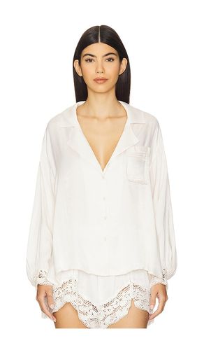 X Intimately FP Midnight Muse Sleep Shirt In in Ivory. - size L (also in M, S, XL, XS) - Free People - Modalova