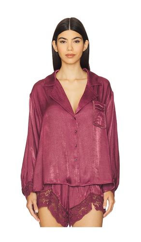 X Intimately FP Midnight Muse Sleep Shirt In in Wine. - size L (also in M, S, XL, XS) - Free People - Modalova