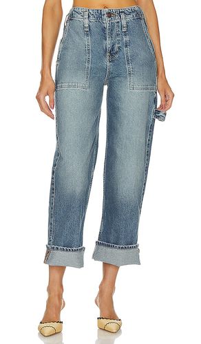 Jeans con puños de tiro medio major leagues en color denim-medium talla 24 en - Denim-Medium. Talla 24 (también en 26, 27 - Free People - Modalova