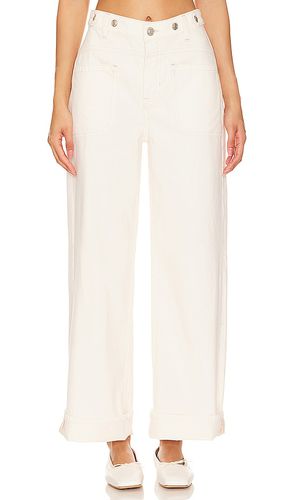 X we the free palmer cuffed wide leg en eggshell en color blanco talla 24 en - White. Talla 24 (también en 28 - Free People - Modalova