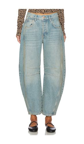 X We The Free Good Luck Mid Rise Barrel in Blue. - size 24 (also in 25, 26, 27, 28, 29) - Free People - Modalova