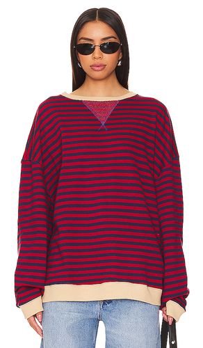 X We The Free Classic Striped Crew in Red. - size L (also in M, S, XS) - Free People - Modalova