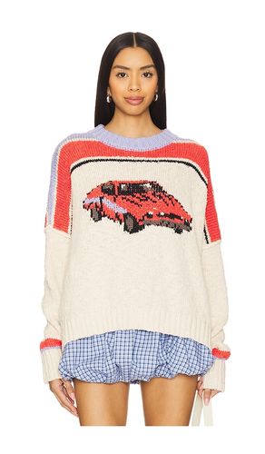 Fast Lane Pullover Sweater in Cream. - size M (also in S, XL) - Free People - Modalova