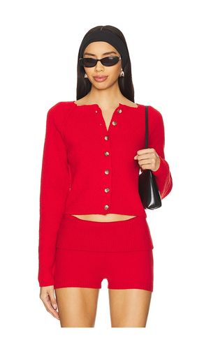 Sydney Shrunken Cardi in Red. - size L (also in M, S, XL, XS) - Free People - Modalova